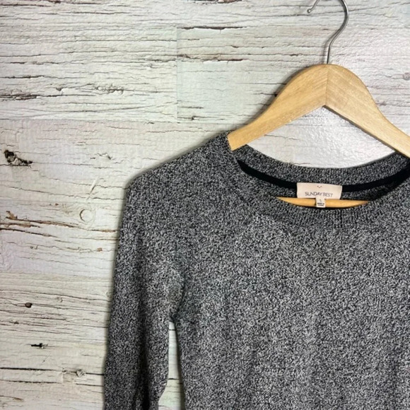 ARITZIA  SUNDAY BEST Tolle Sweater Dress gray size small - Picture 3 of 9